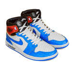 Jordan 1 Retro High Python Union Blue - WorkOnCustom